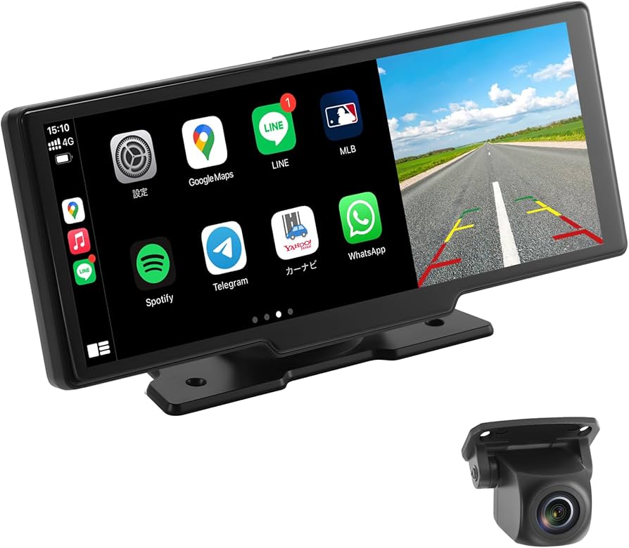 Amazon.co.jp: 10.26インチ ディスプレイオーディオ ワイヤレスCarPlay